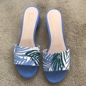 Super cute low heel slides